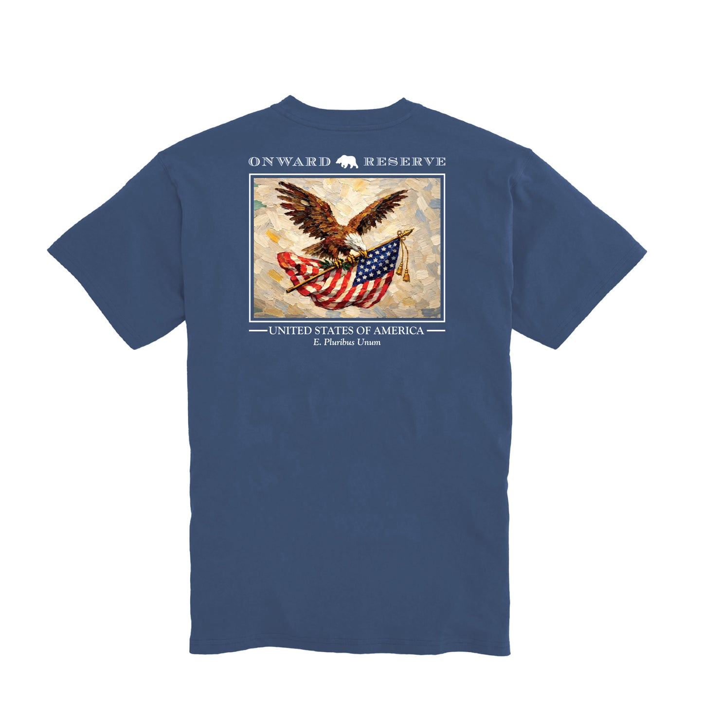 Eagle Crest Tee - Dark Denim