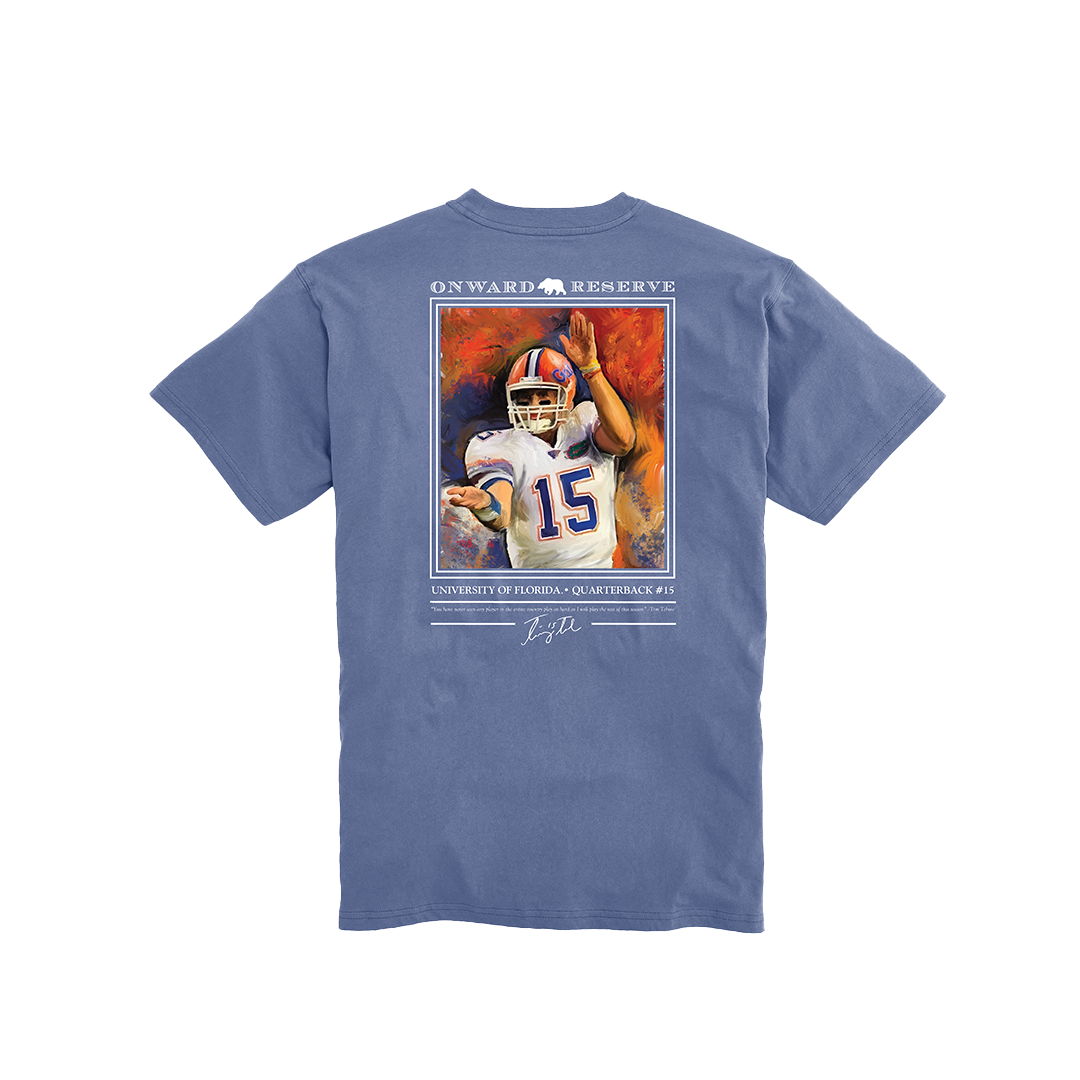 Florida Youth Tim Tebow Tee - Washed Blue