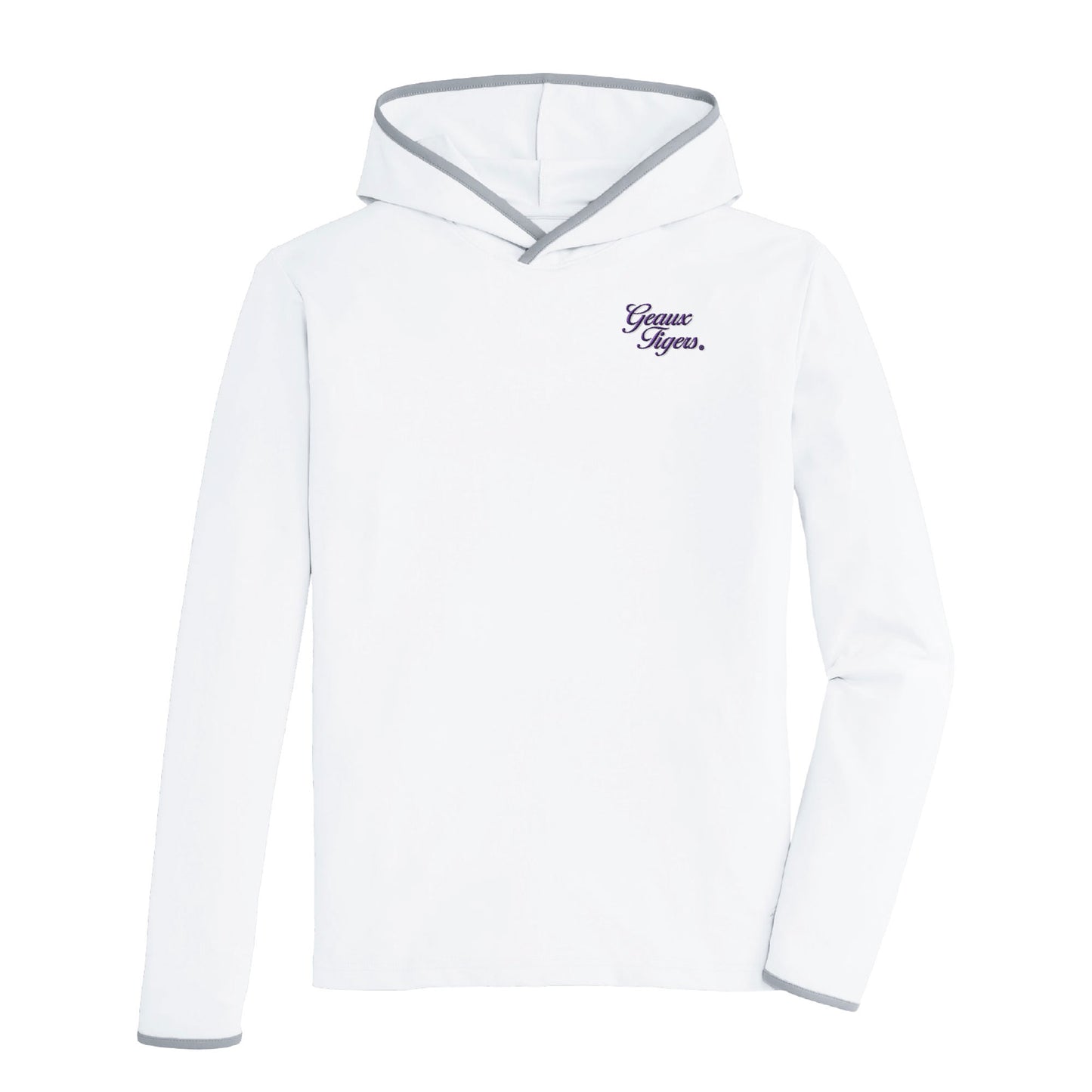LSU Geaux Vintage Script Brendon Performance Hoodie