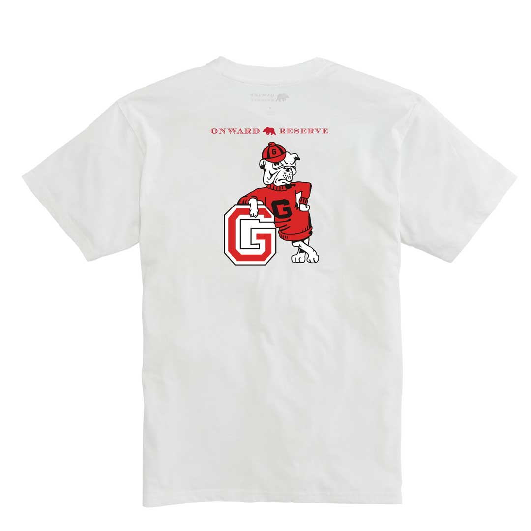 Georgia G Dog Tee - White