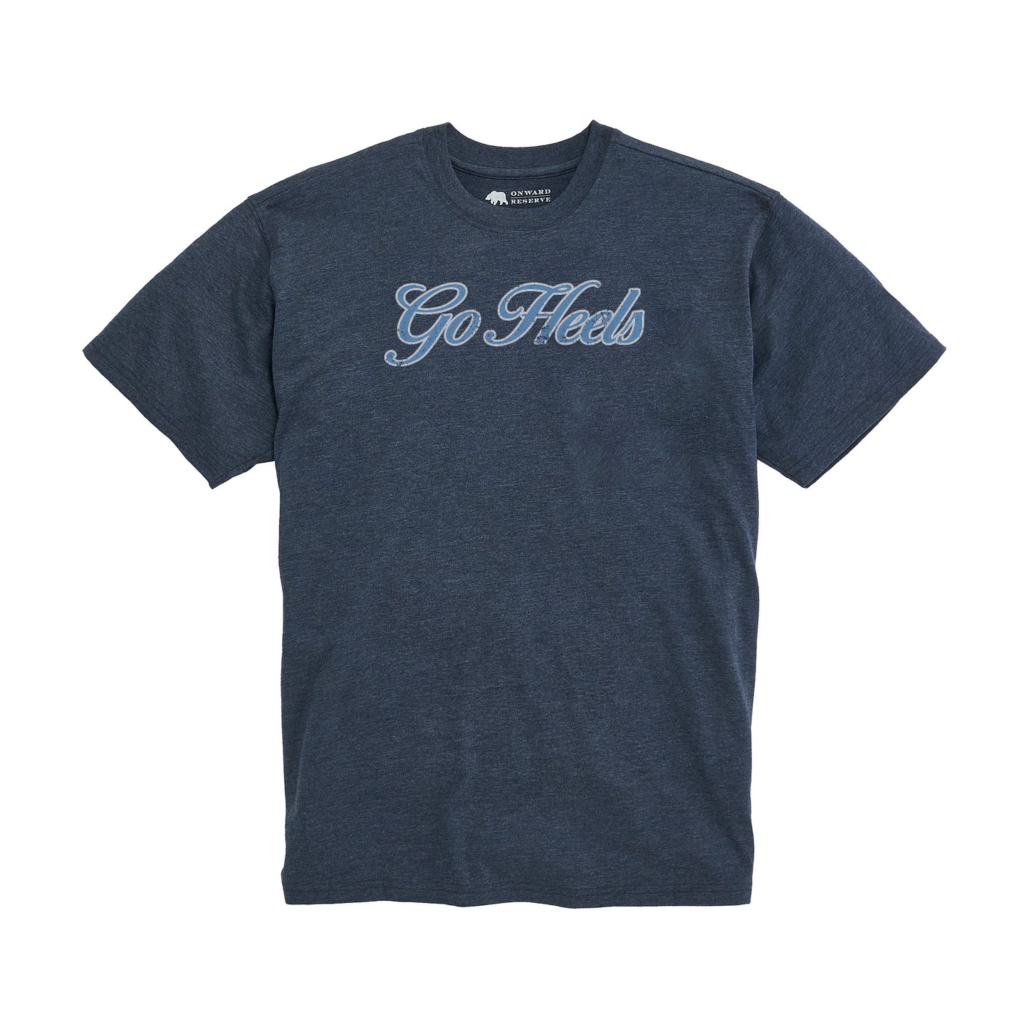 UNC Go Heels Script Vintage Wash Tee - Classic Navy