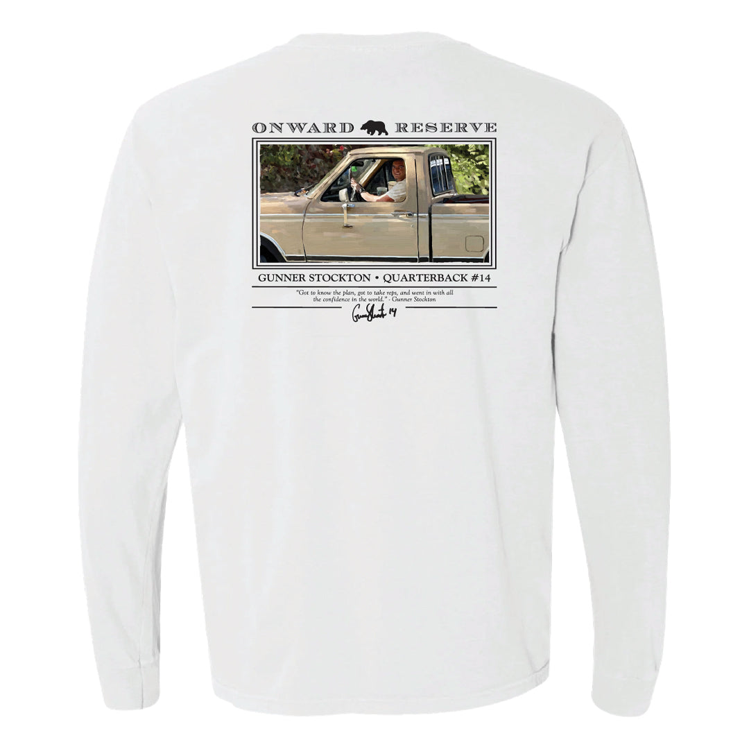 Gunner Stockton Long Sleeve Tee - White