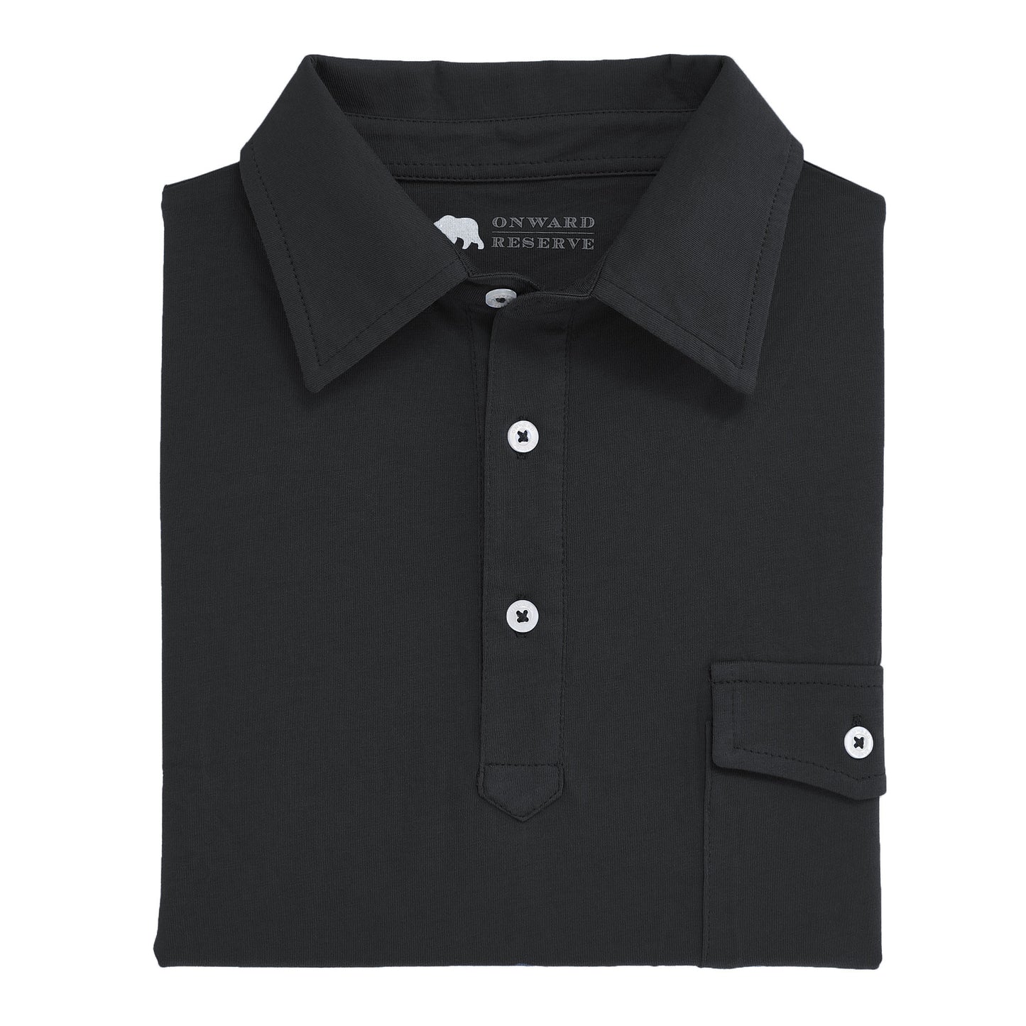Old School Polo - Black
