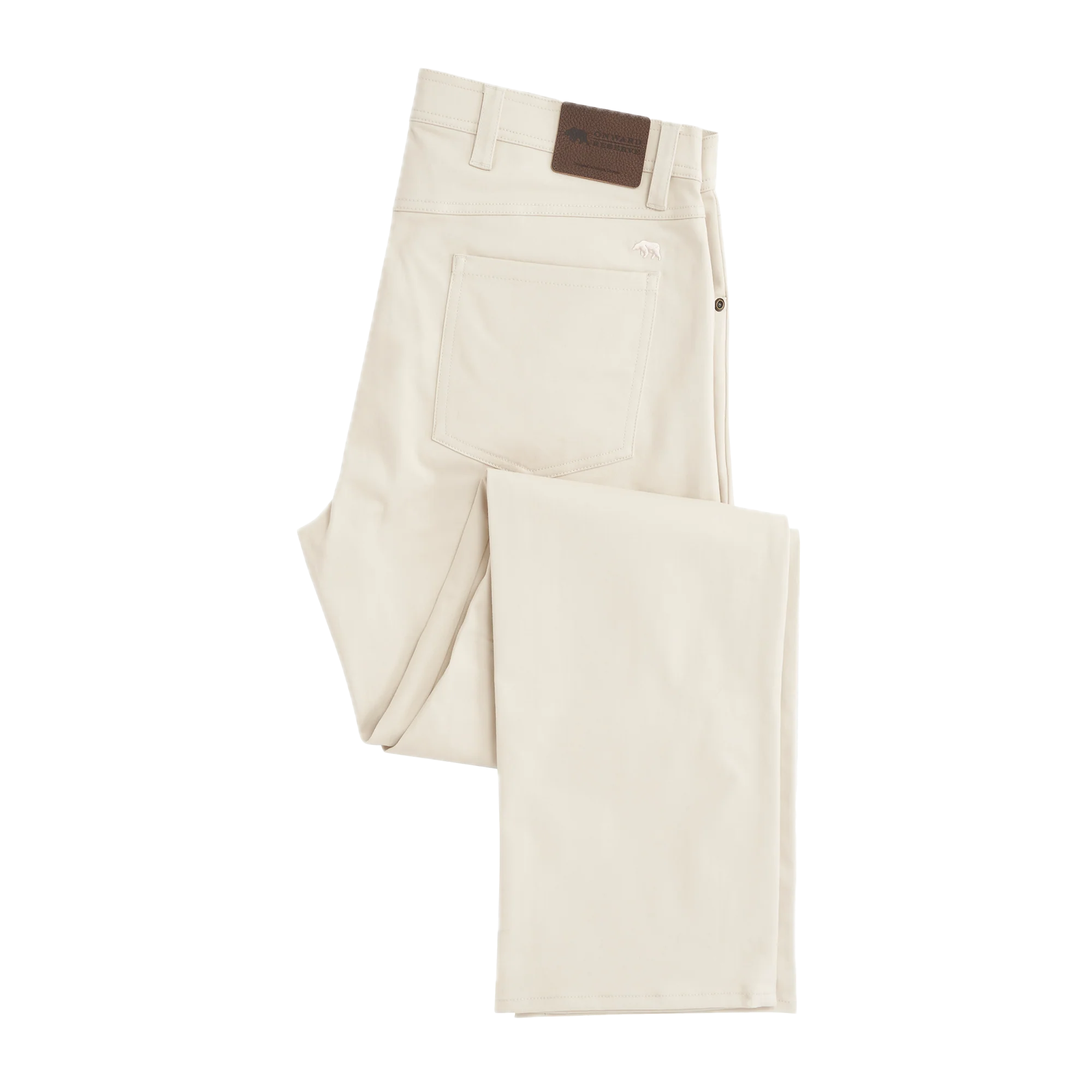 【BADWAY】Five pocket studs slacks Ivory Classic Five Pocket Pant - Stone – Onward Reserve