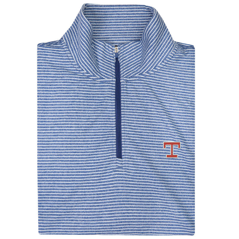 Texas Rangers Cooperstown Flow Stripe Performance 1/4 Zip Pullover
