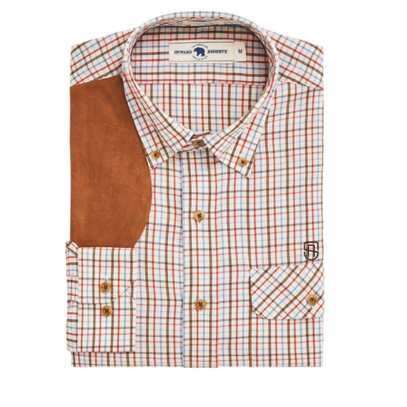 St. Albans Glasgow Performance Twill Shooting Shirt - Hot Sauce