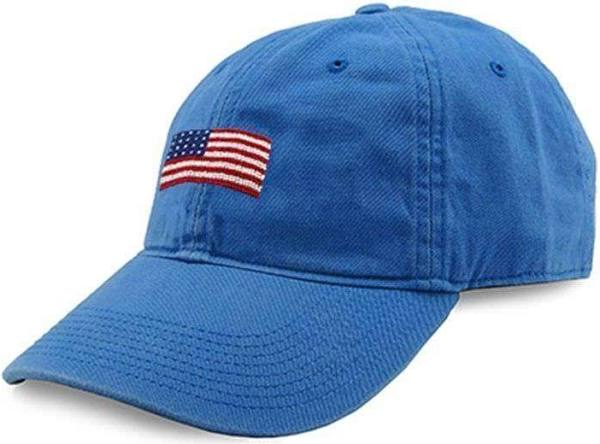 American Flag Needlepoint Hat