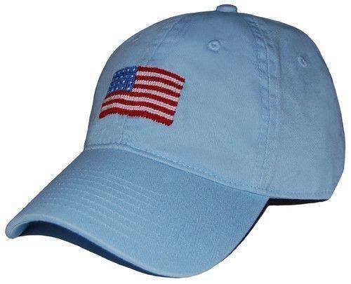 American Flag Needlepoint Hat