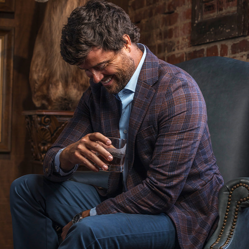 Fratelli Mystic Plaid Sport Coat - Mystical