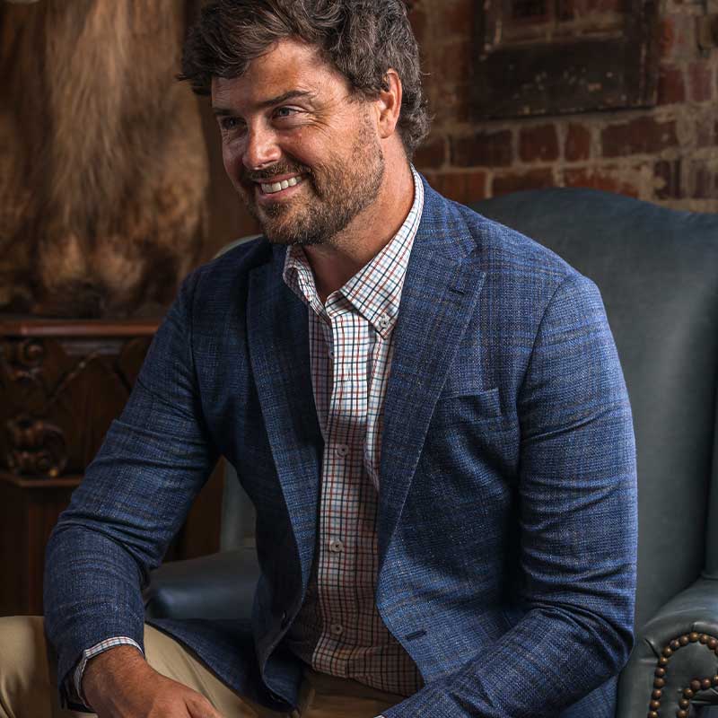 Di Pray Ensign Plaid Sport Coat