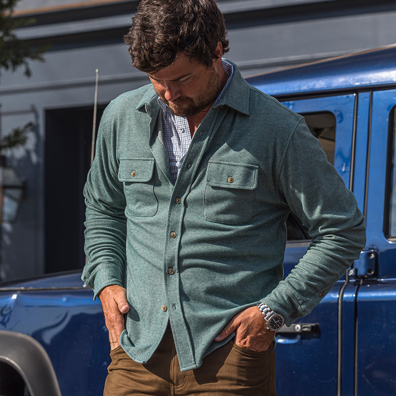 Trade Overshirt - Mallard Green
