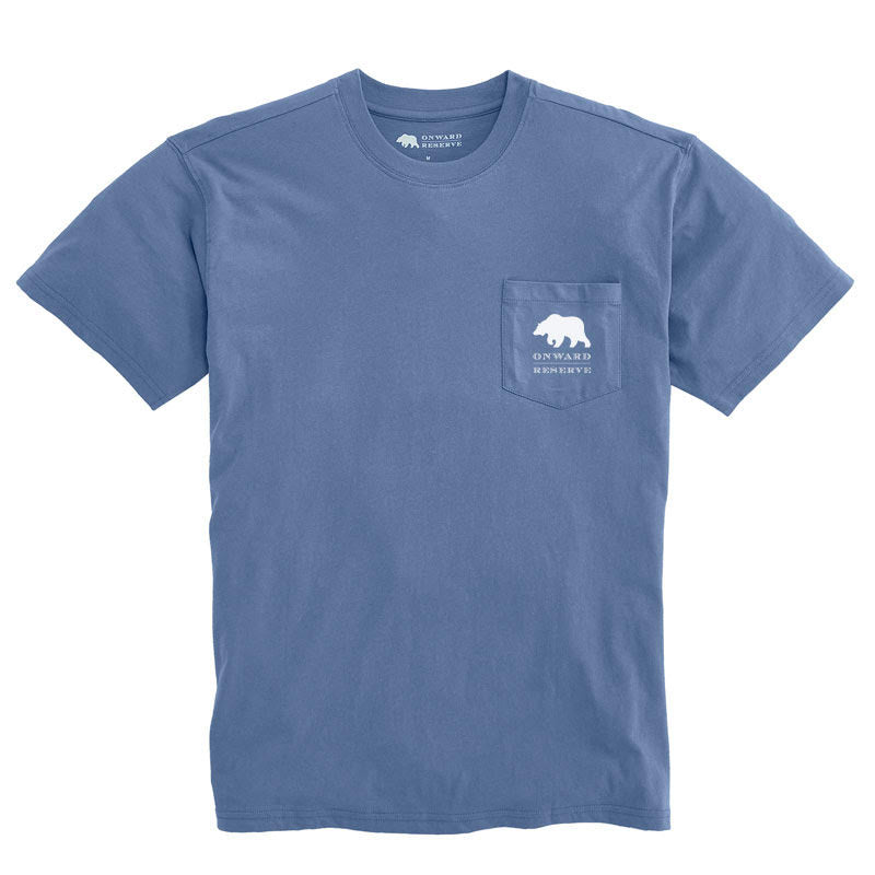 Waffle House Postcard Tee - Washed Blue