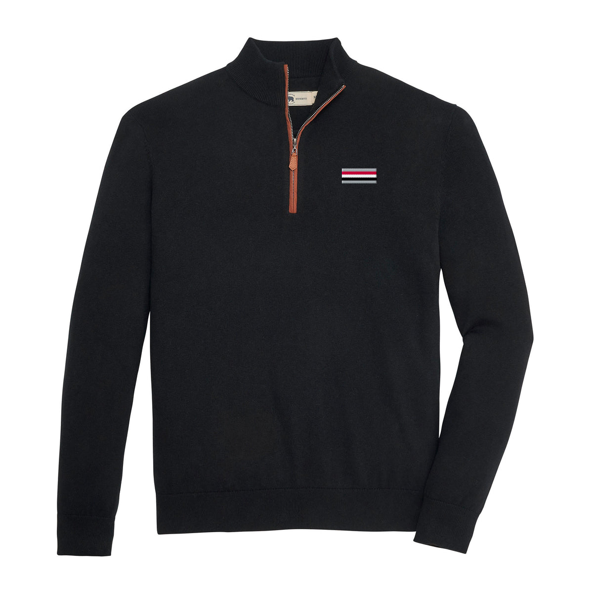 UGA Silver Britches Stripe Jackson Pullover - Black