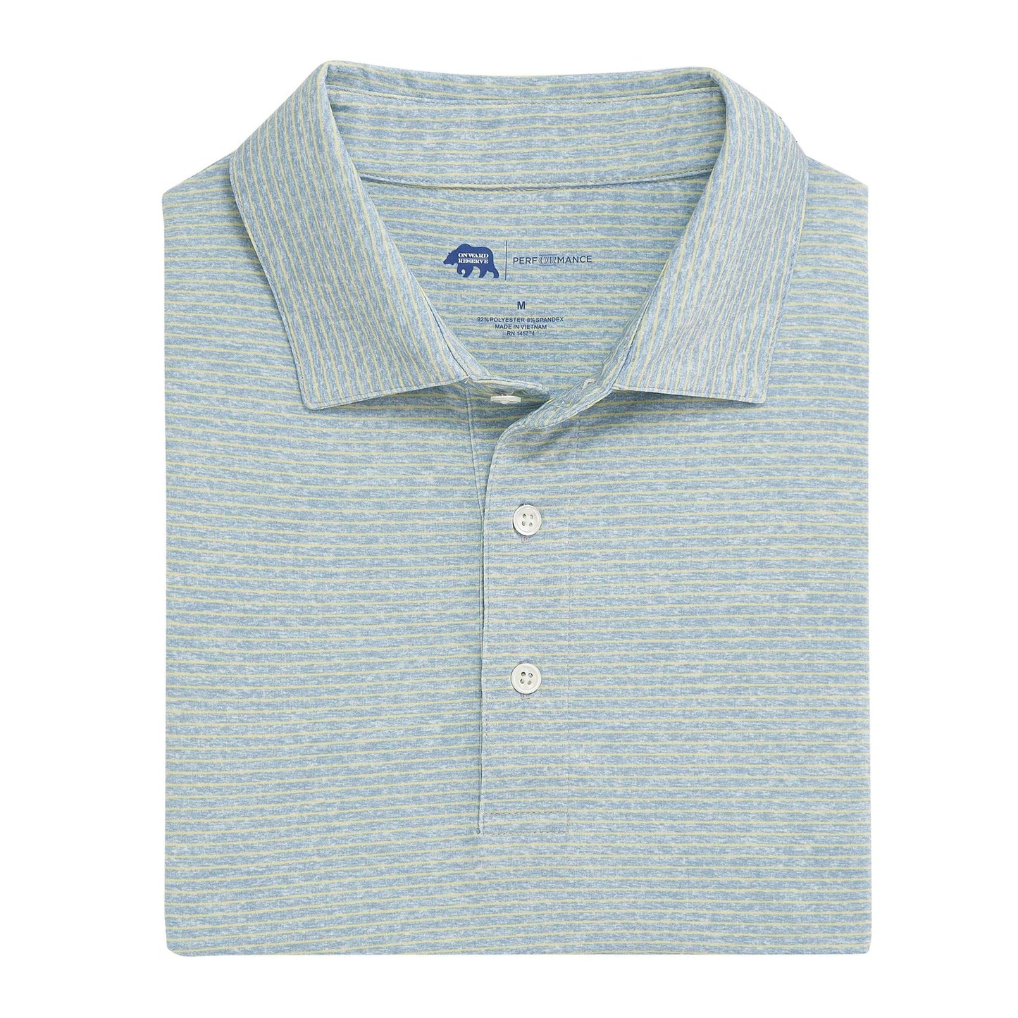 Birdie Stripe Performance Polo - Onward Reserve