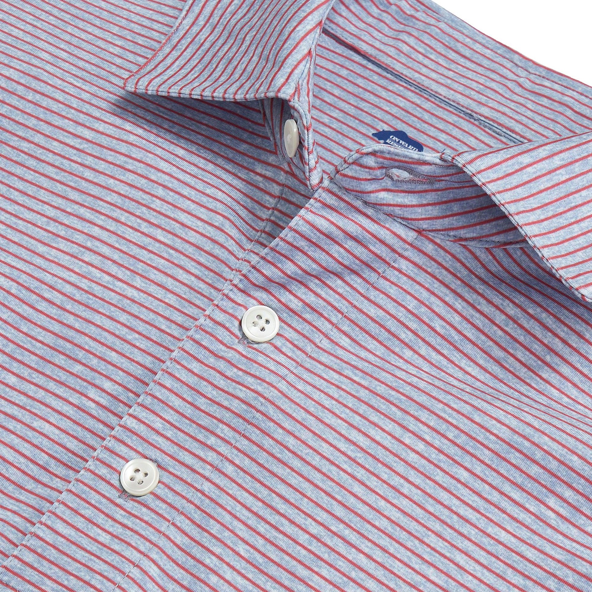 Birdie Stripe Performance Polo - Onward Reserve