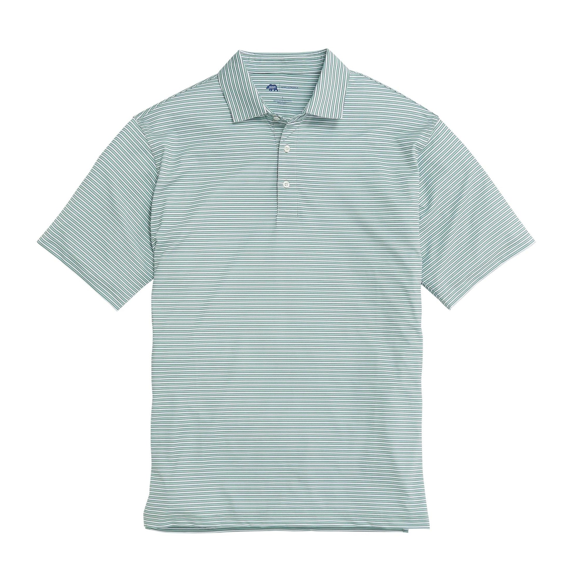 Mulligan Stripe Performance Polo - Onward Reserve