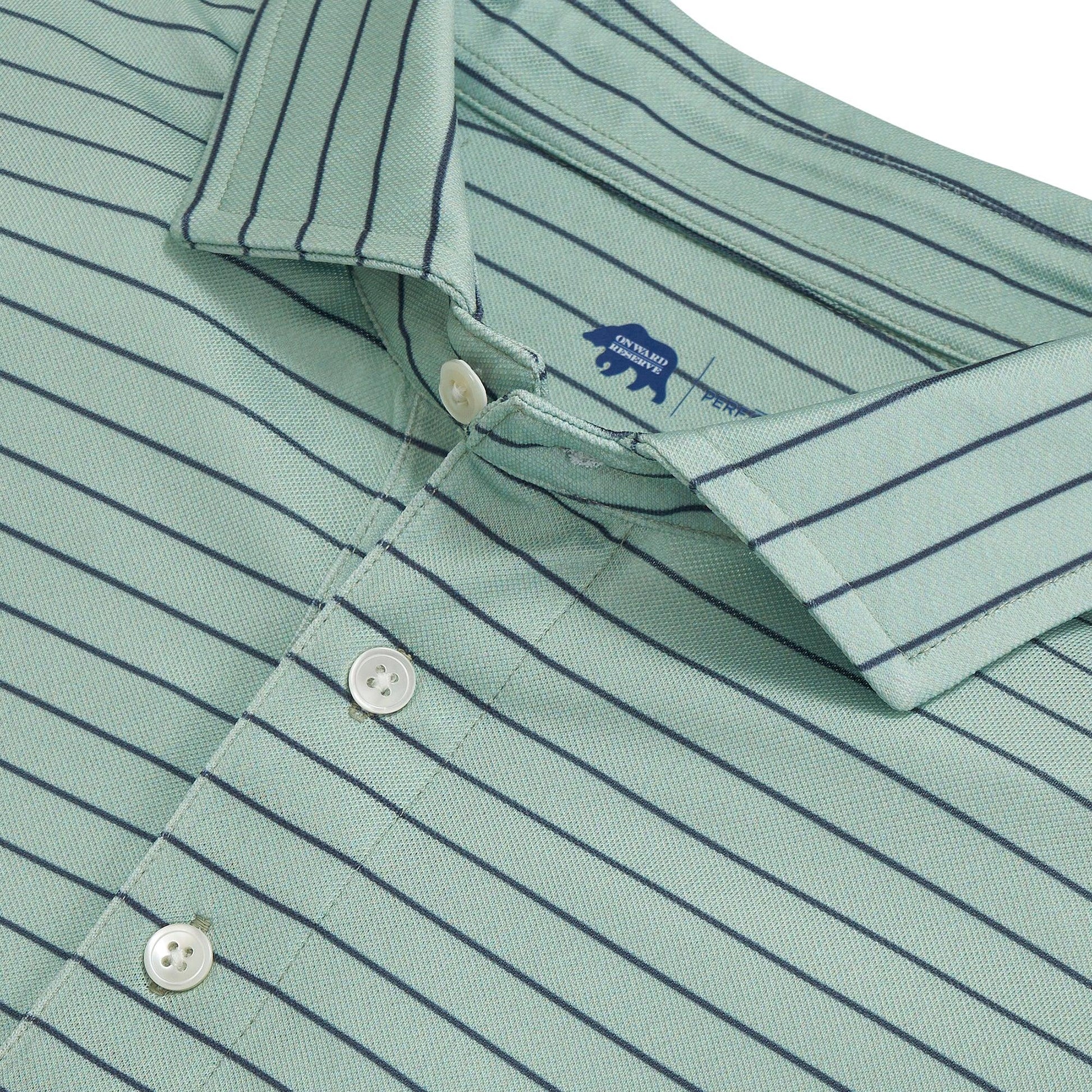 Tourney Stripe Performance Pique - Onward Reserve