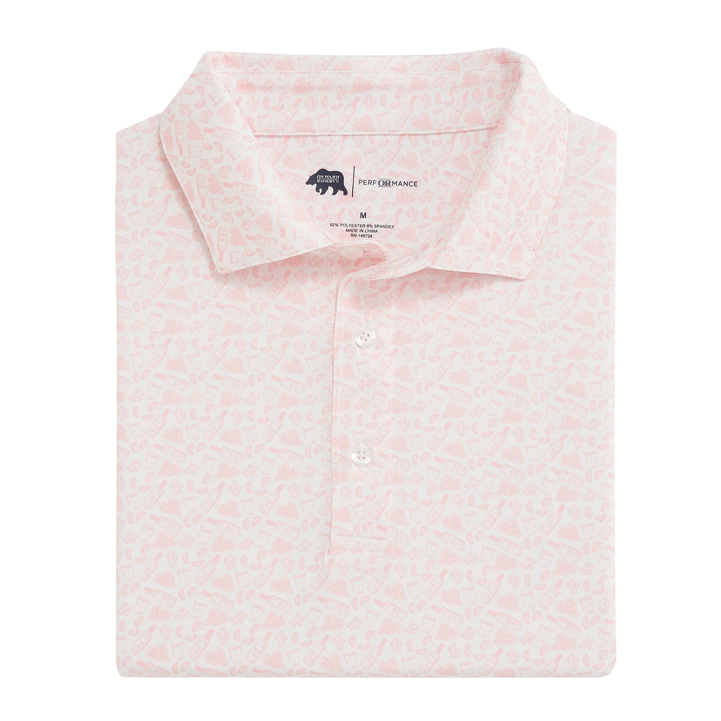 Transfusion Printed Performance Polo