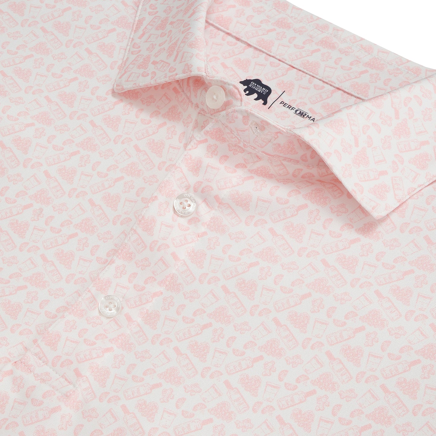 Transfusion Printed Performance Polo