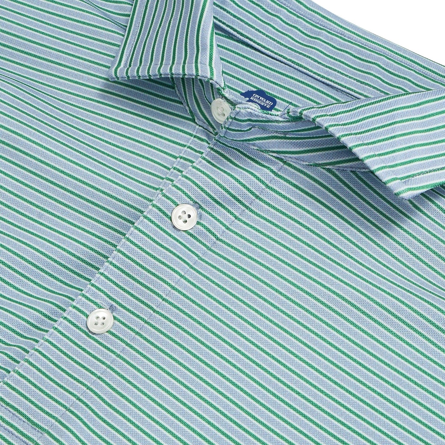 Trophy Stripe Performance Pique - Onward Reserve