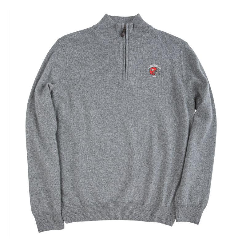 Back to Back Helmet James Cashmere 1/4 Zip Sweater - Onward Reserve