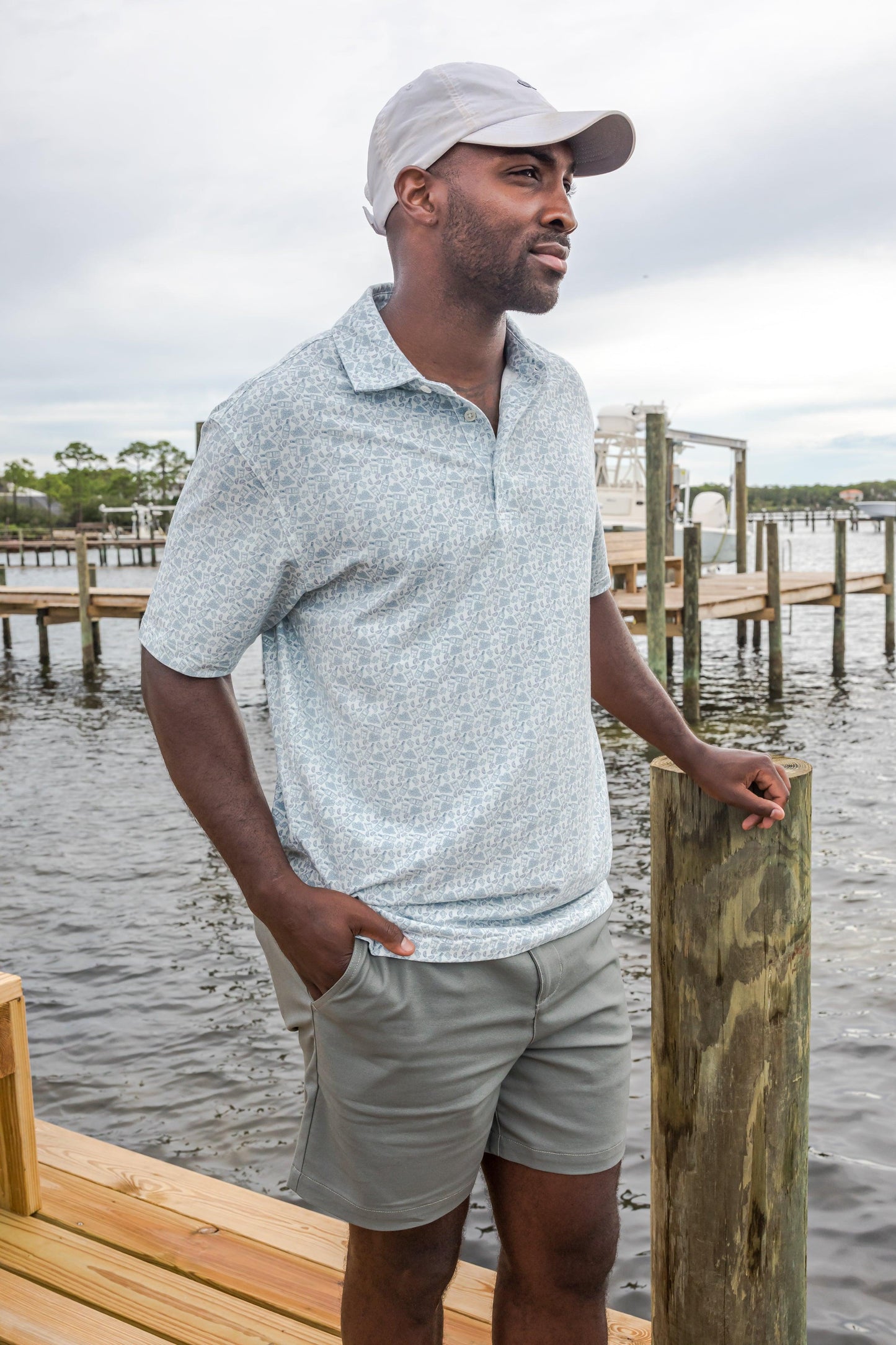 Transfusion Printed Icon Polo - Onward Reserve