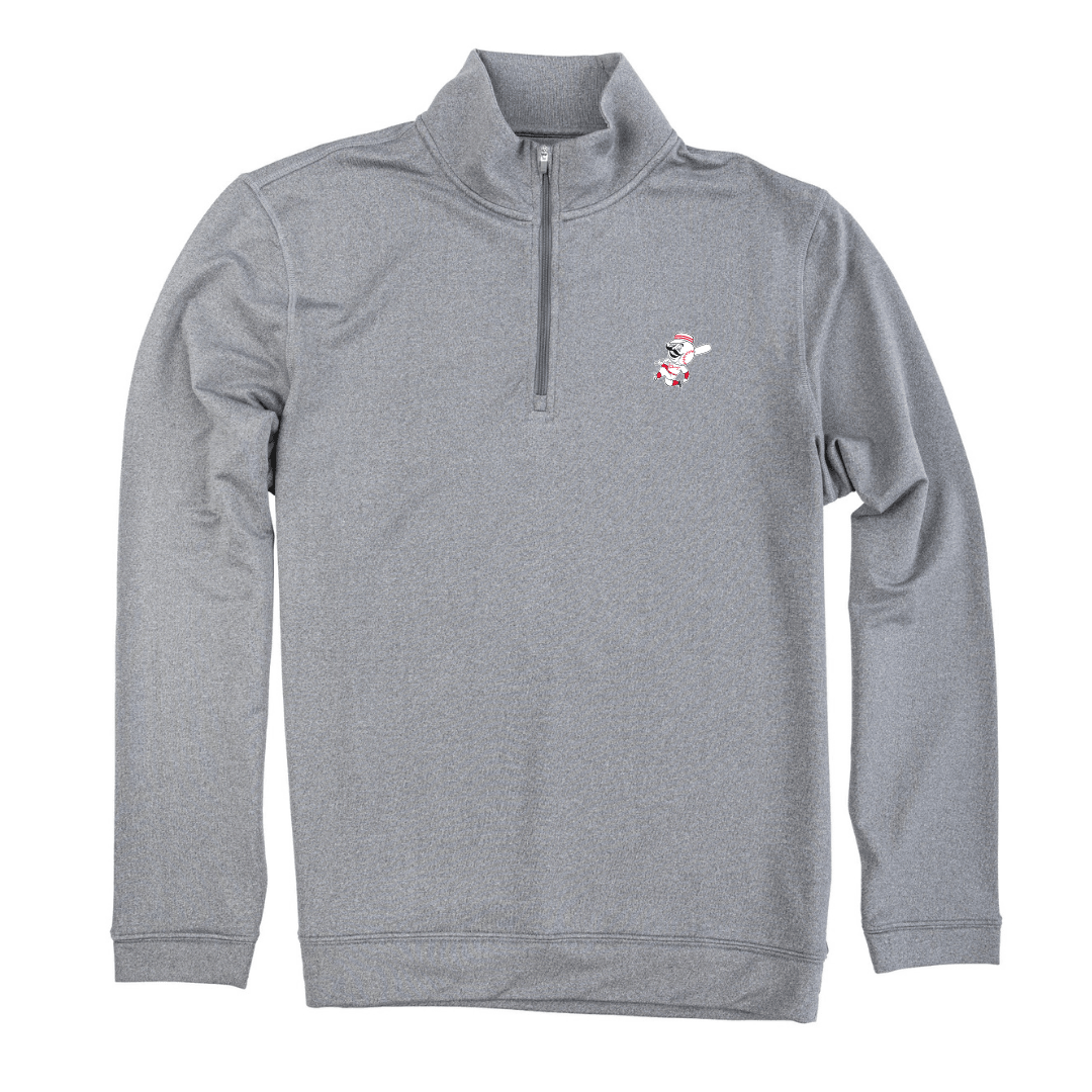 Cincinnati Reds Cooperstown Flow Performance 1/4 Zip Pullover - Onward Reserve