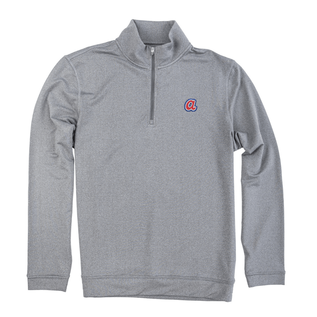 Atlanta Braves Cooperstown Flow Performance 1/4 Zip Pullover - Onward Reserve