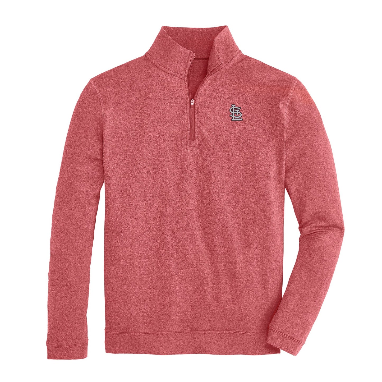 St. Louis Cardinals Flow Performance 1/4 Zip Pullover - Silver Lake