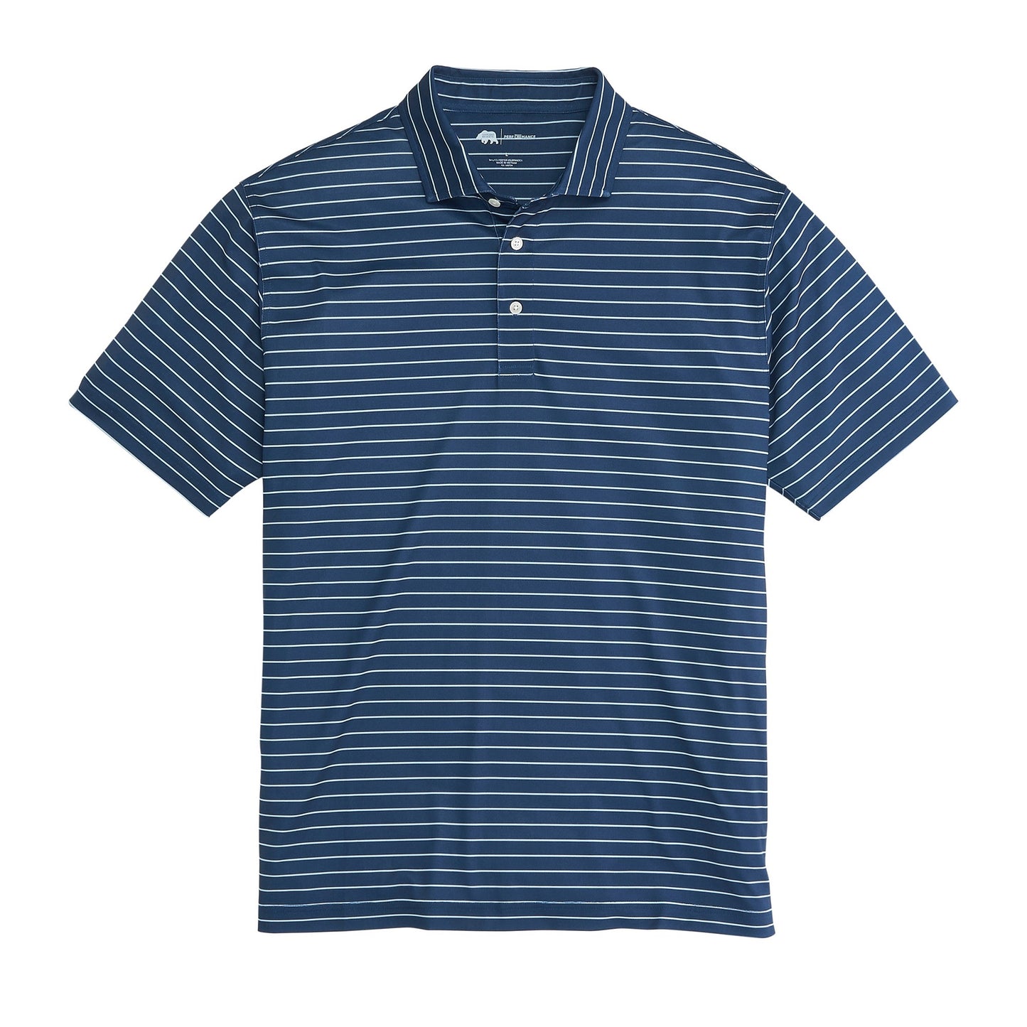 Tourney Stripe Performance Pique - Naval Academy
