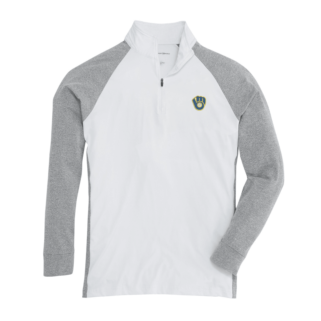 Milwaukee Brewers Cooperstown Lee Performance Pullover - Onward Reserve