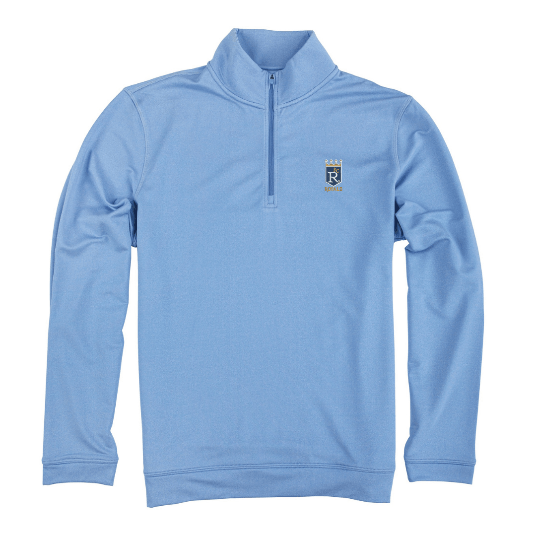 Kansas City Royals Cooperstown Flow Performance 1/4 Zip Pullover - Onward Reserve