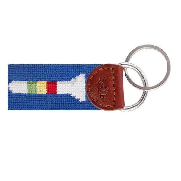 Golf Tees Needlepoint Key Fob - Onward Reserve