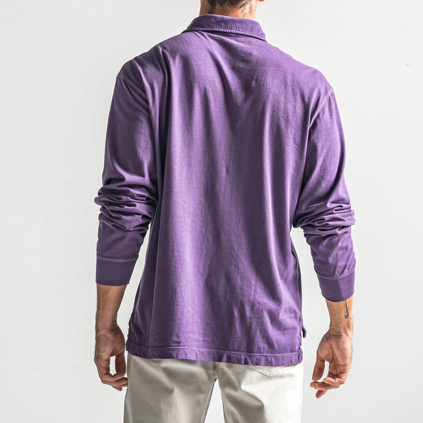 Perry Long Sleeve Polo - Loganberry - Onward Reserve