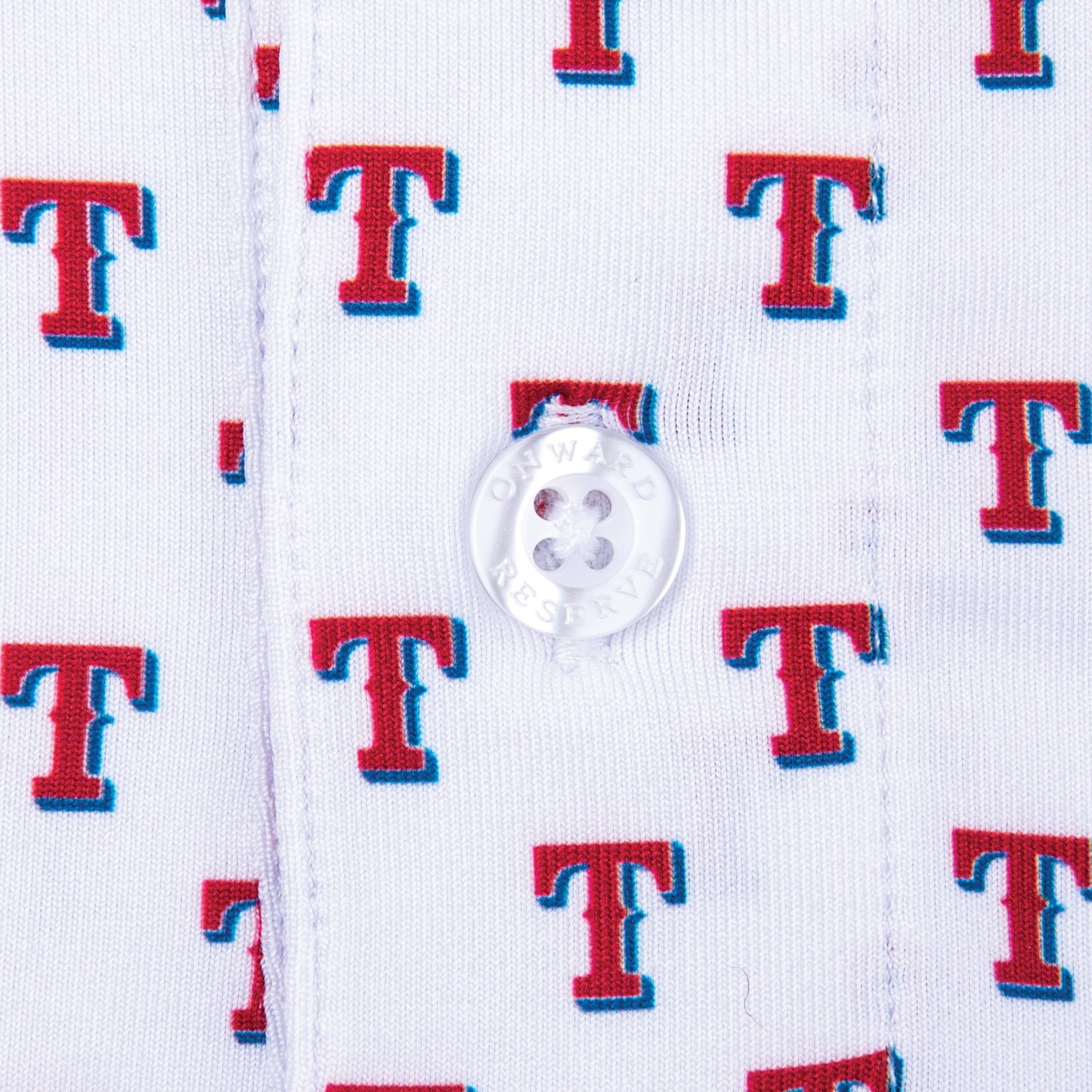 Texas Rangers Printed Performance Polo