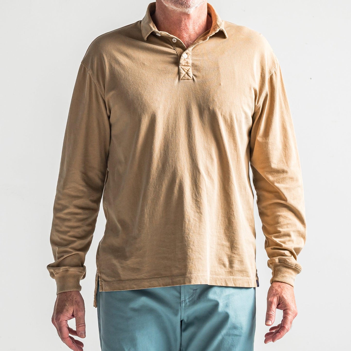 Perry Long Sleeve Polo - Woodthrush - Onward Reserve