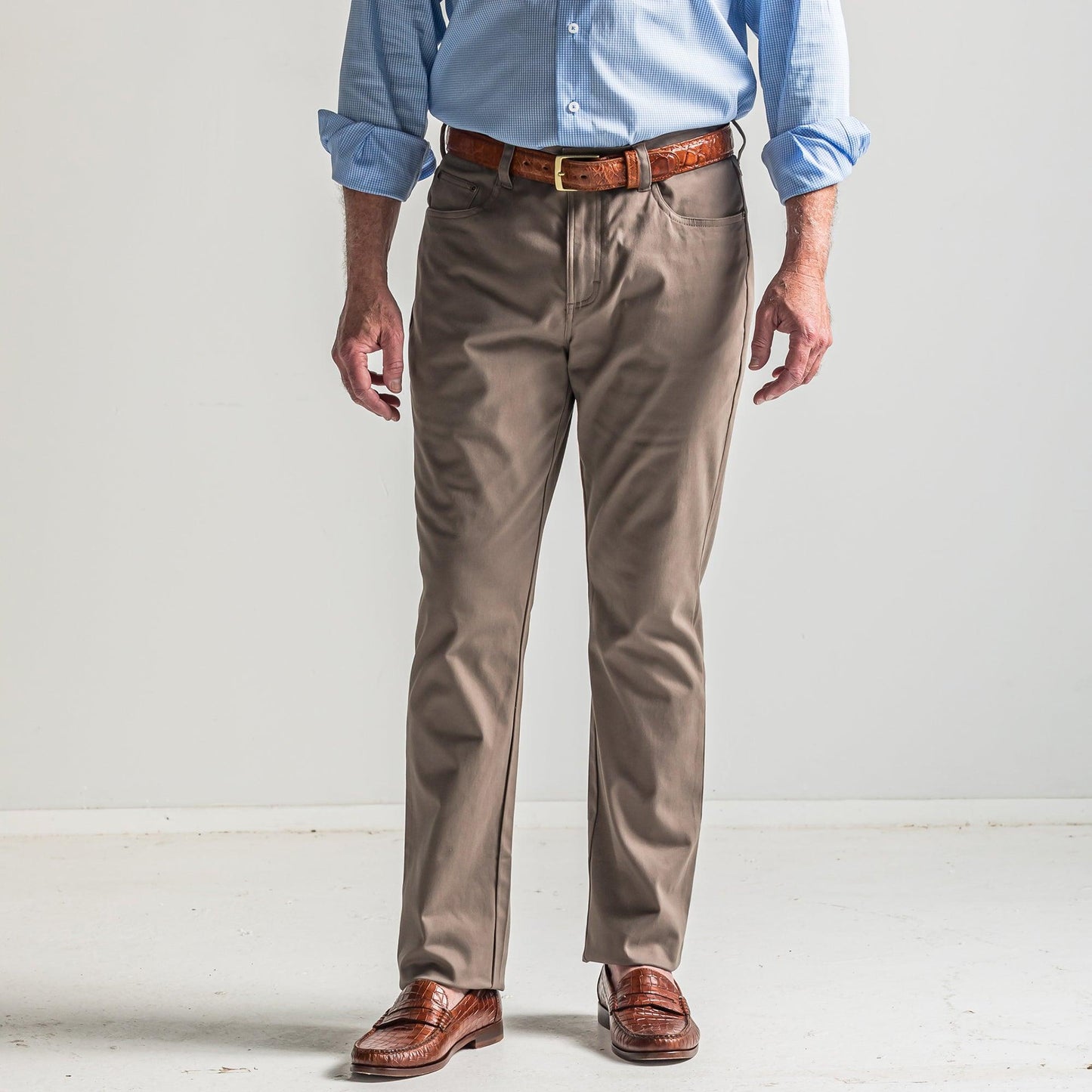 Flex Five Pocket Stretch Pant Walnut - Onward Reserve