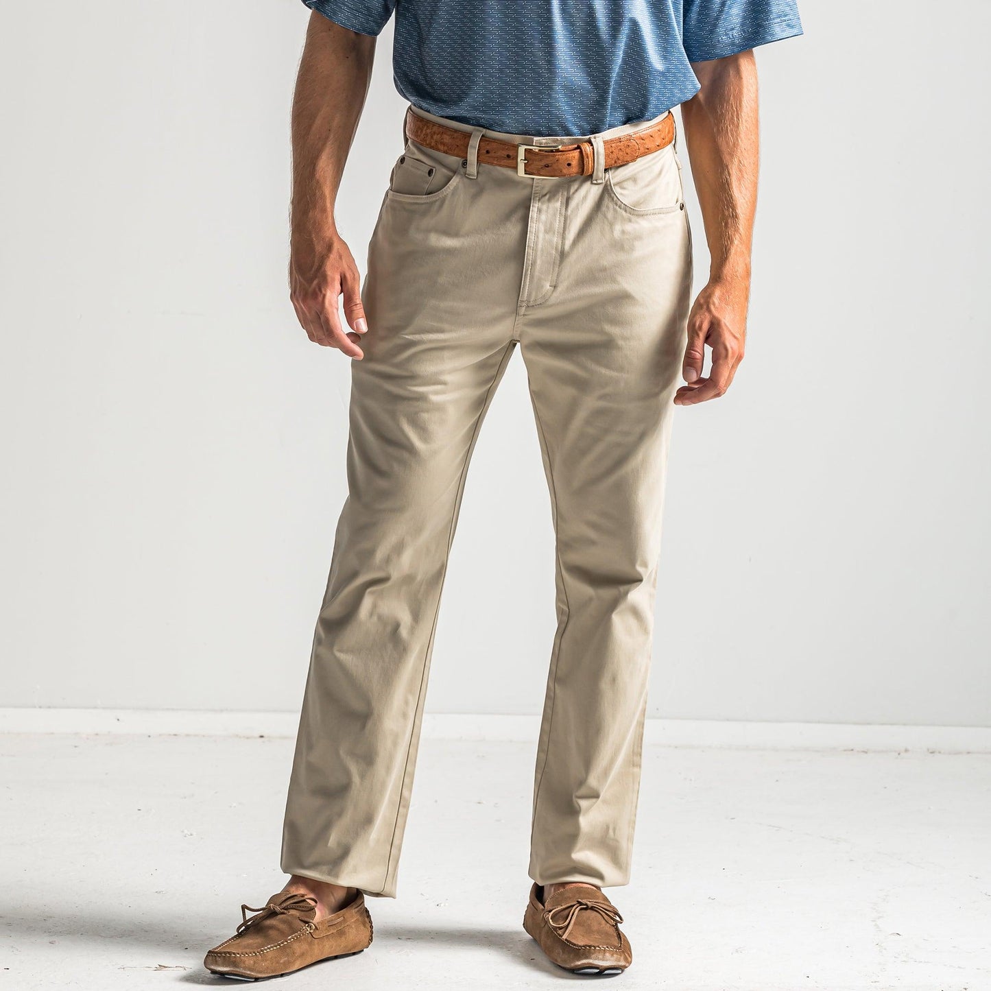 Flex Five Pocket Stretch Pant Tan - Onward Reserve