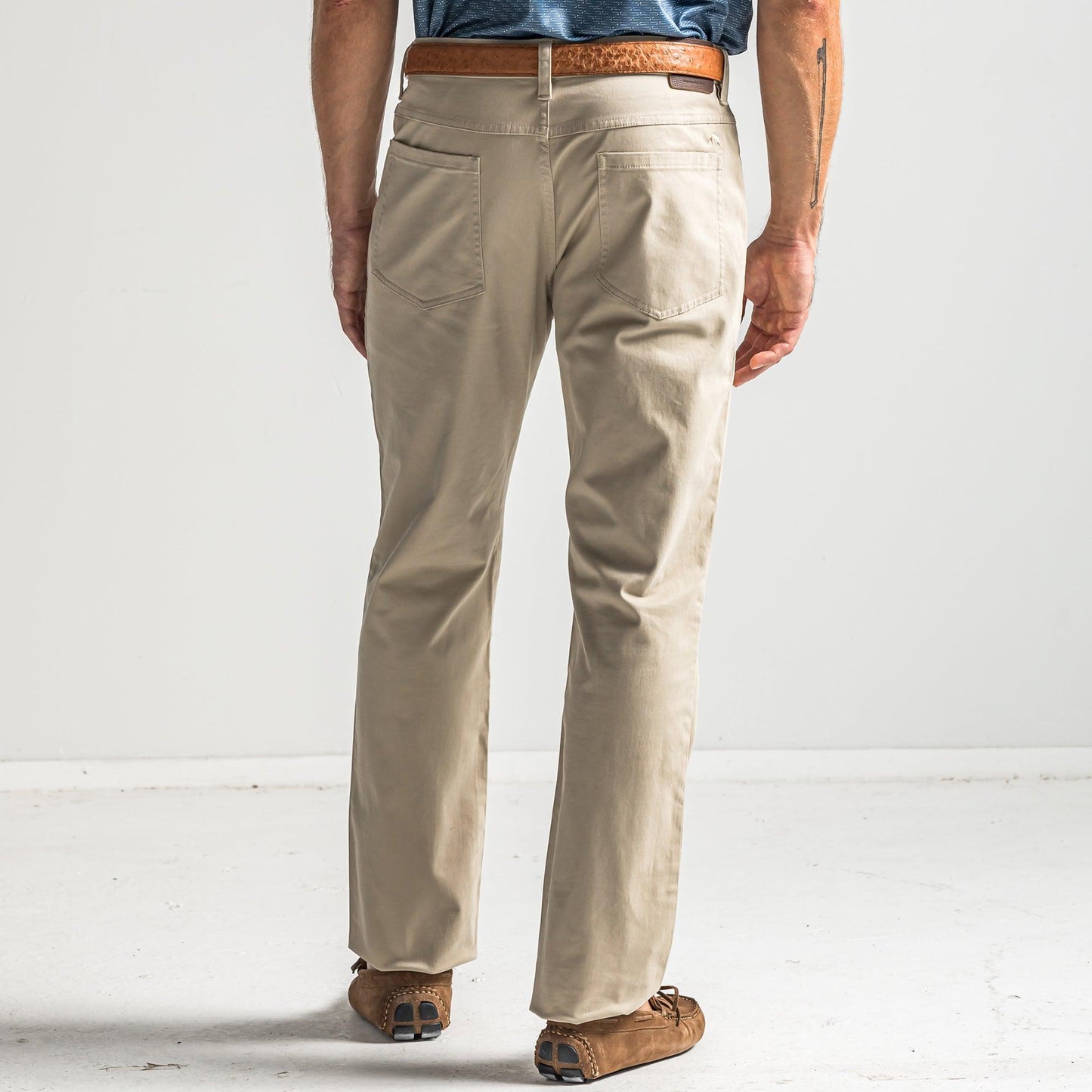 Flex Five Pocket Stretch Pant Tan - Onward Reserve