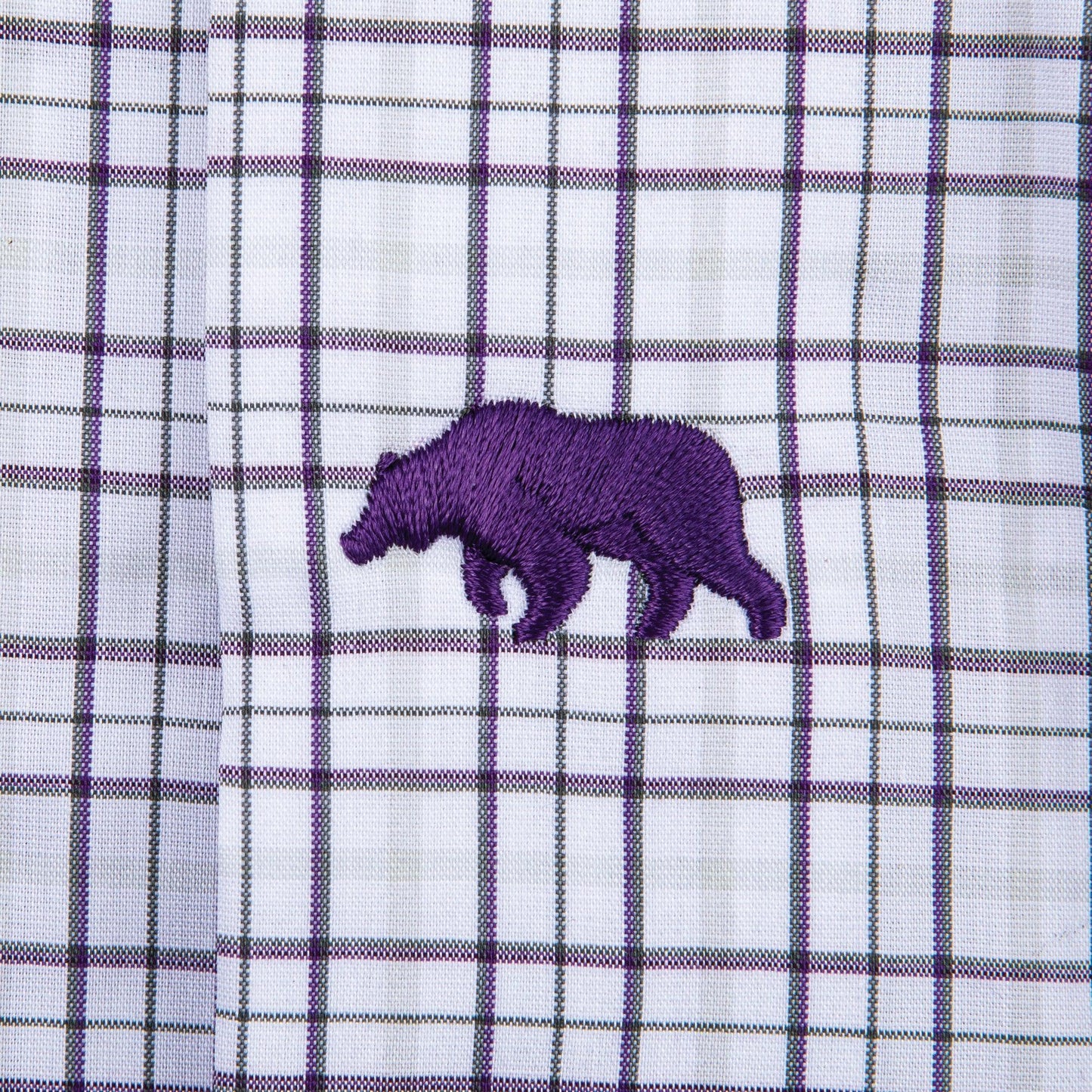All Team Tattersall Button Down Shirt - Purple - Onward Reserve