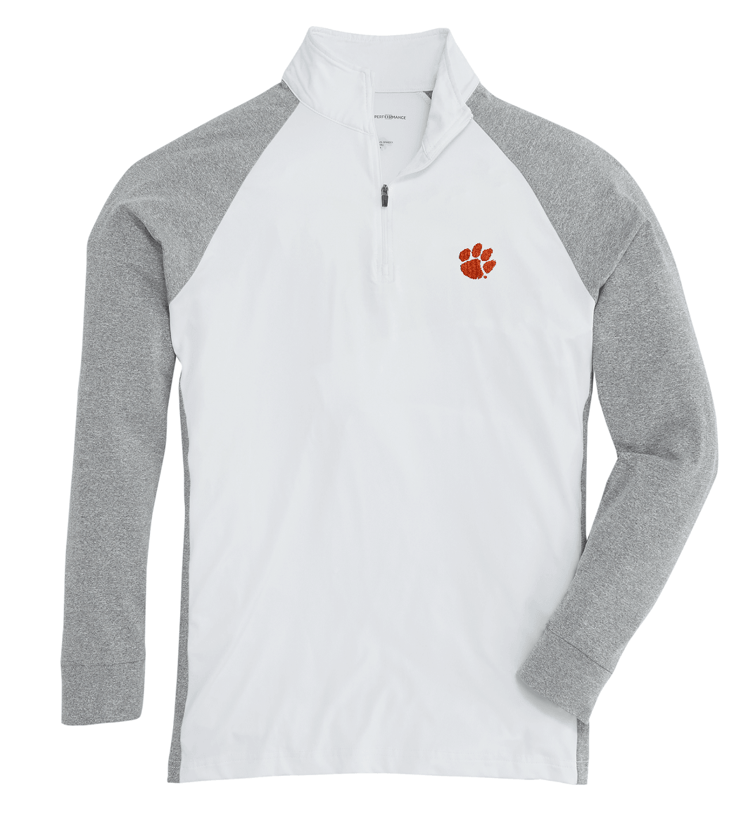 Clemson Lee Performance 1 4 Zip White