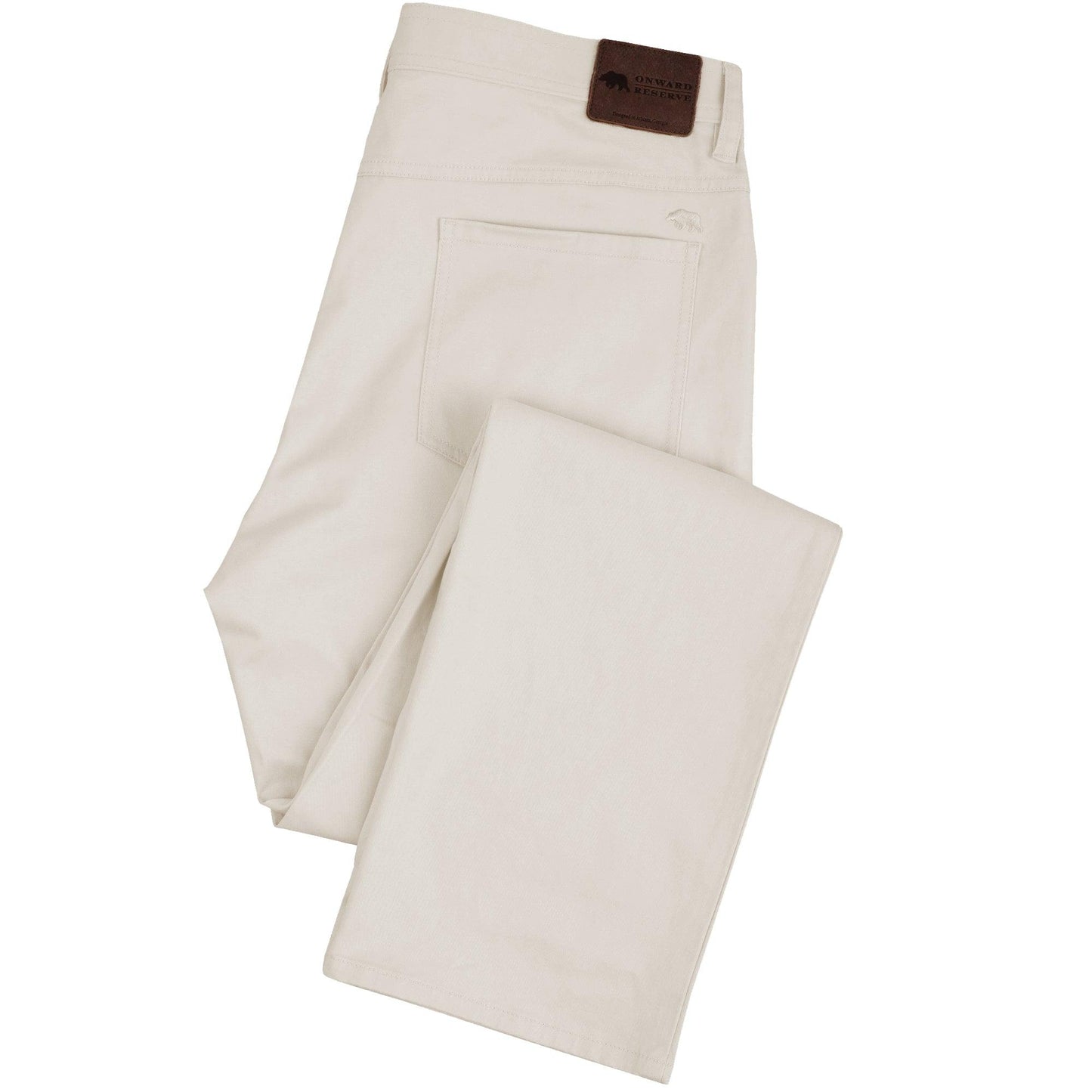 Flex Five Pocket Stretch Pant Coconut - Onward Reserve