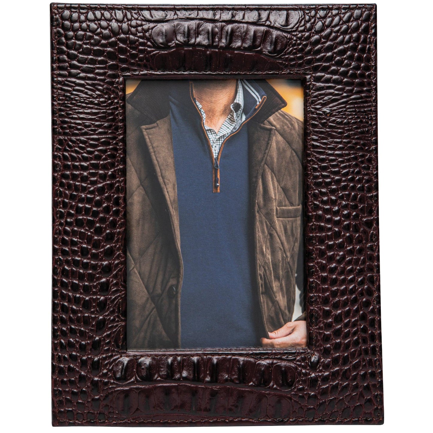 Leather Crocodile Frame - Onward Reserve