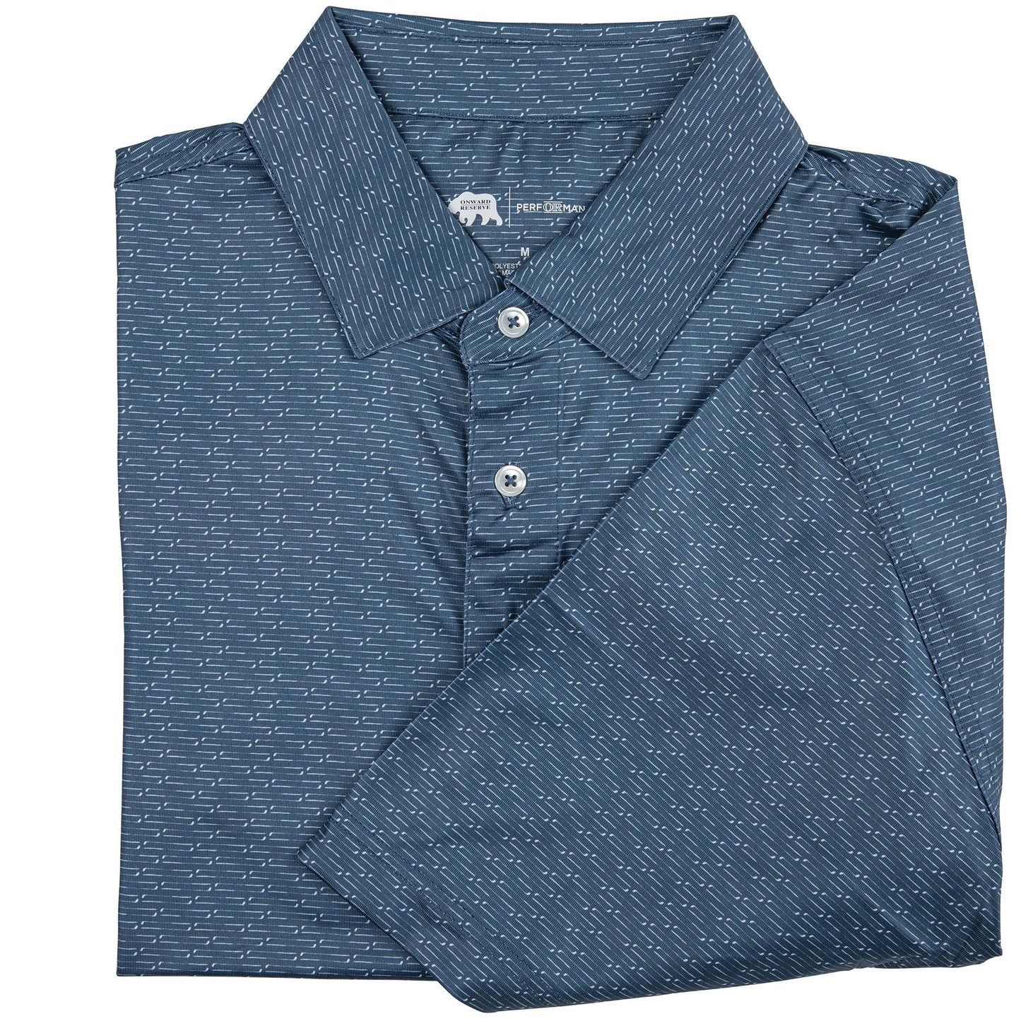 Shore Links Performance Polo - Vintage Indigo - Onward Reserve