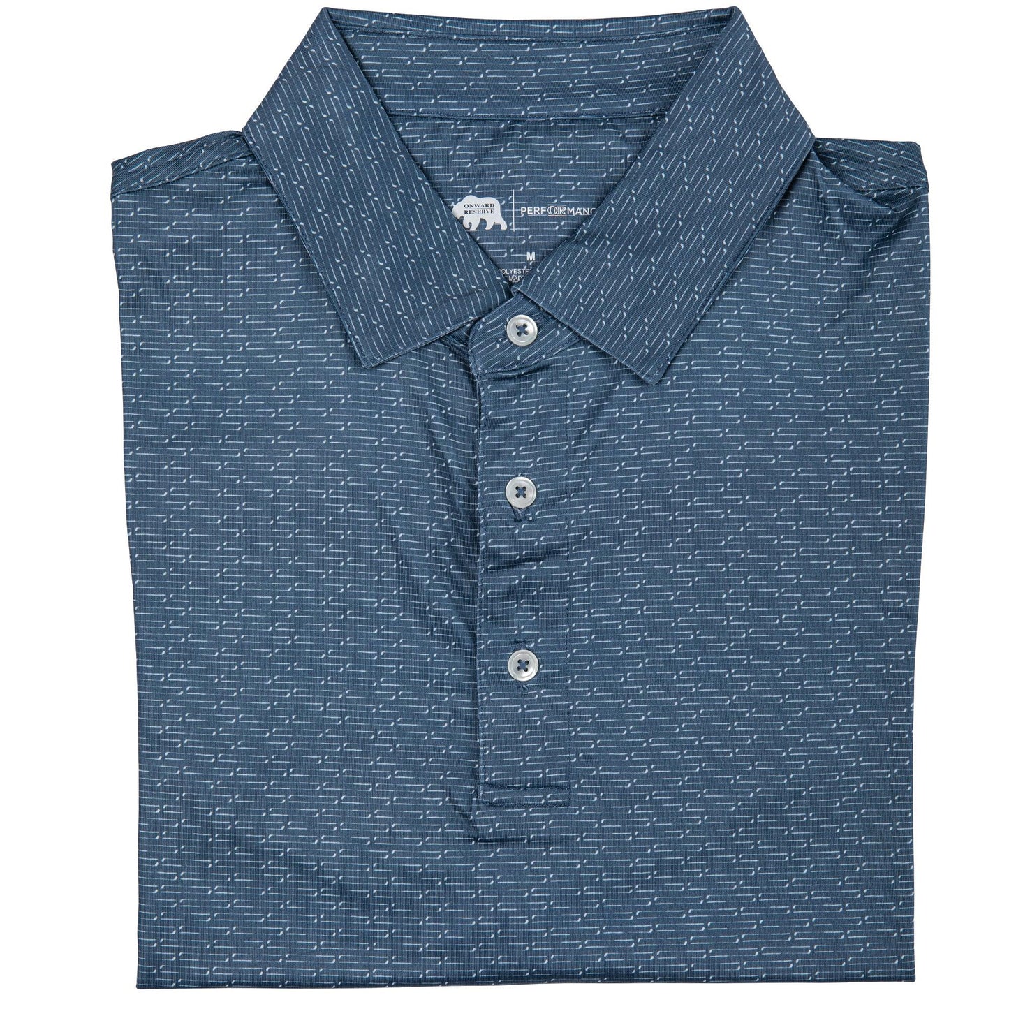 Shore Links Performance Polo - Vintage Indigo - Onward Reserve