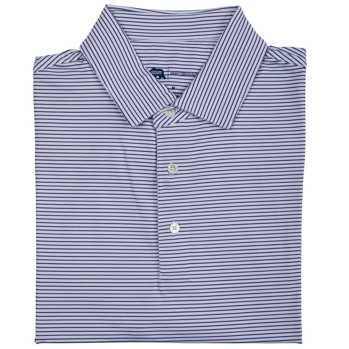 Birdie Stripe Performance Polo - Onward Reserve
