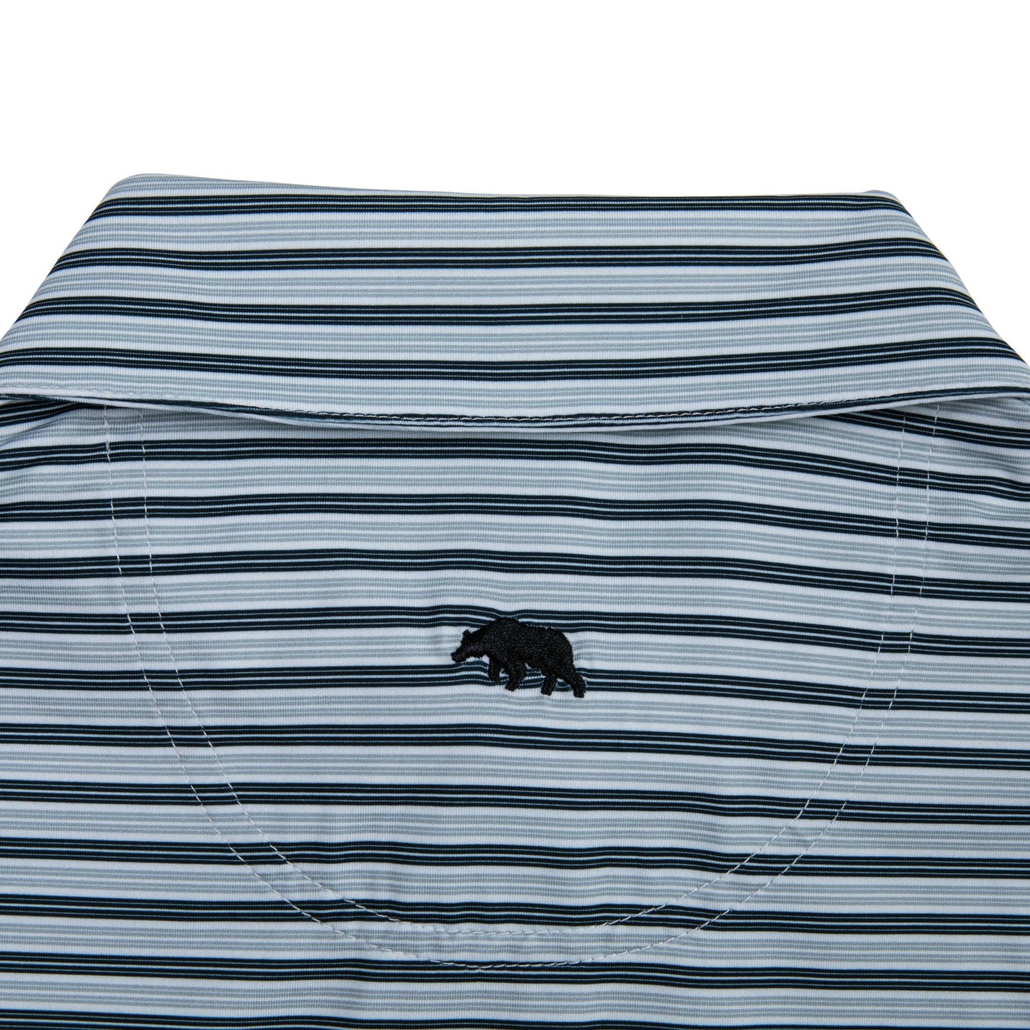 Wedge Stripe Performance Polo - Collegiate Blue - Onward Reserve