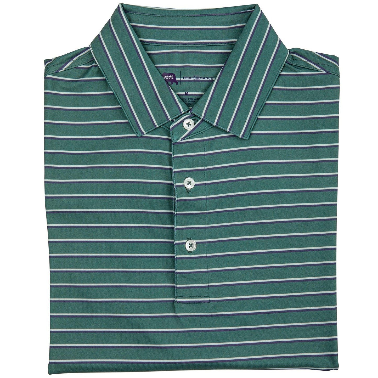 Fairway Stripe Performance Polo - Onward Reserve