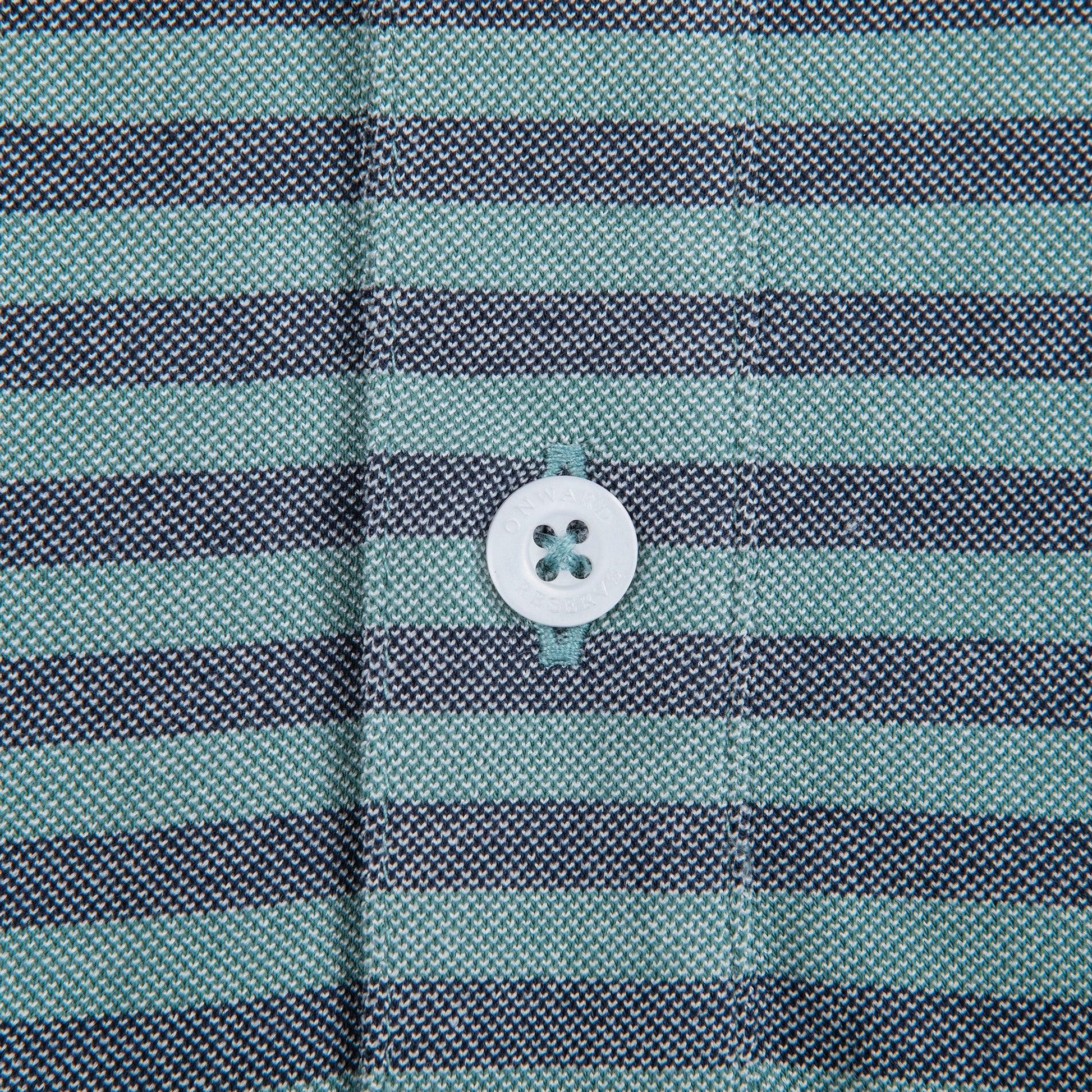 Vintage Repp Stripe Polo - Onward Reserve