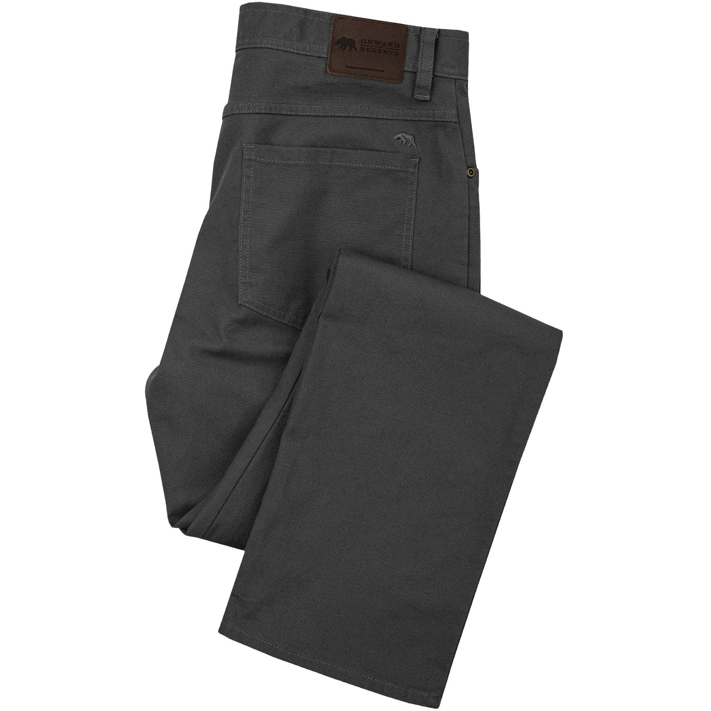 Flex Micro Canvas Five Pocket Stretch Pant Castlerock - Onward Reserve